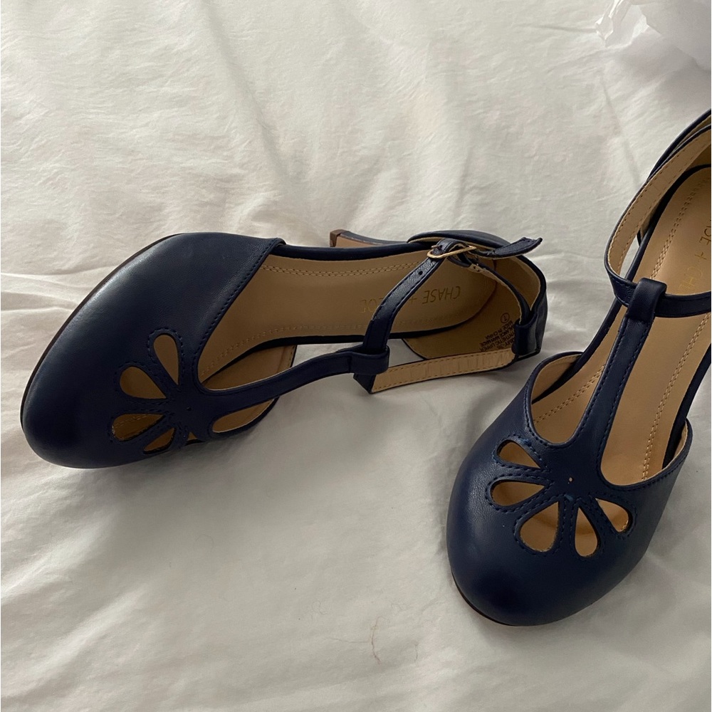 Chase & Chole Heels T- Strap - Picture 2 of 12
